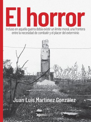 cover image of El horror
